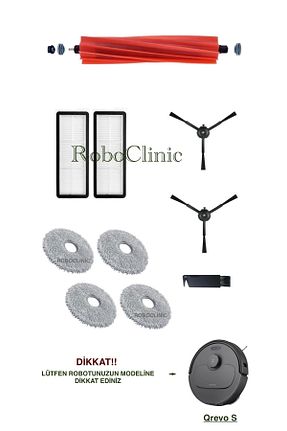 اکسسوری جاروبرقی مشکی Roboclinic - کد 919712545