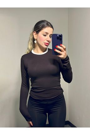 بادی قهوه ای زنانه اسلیم فیت ecotique - کد 905807312