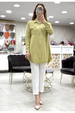 تونیک حجاب سبز جین Magazin - کد 919809538