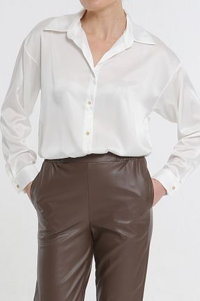 پیراهن سفید زنانه Relaxed YORSSTYLE - کد 901761345