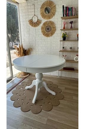 میز ناهار خوری سفید Ortadan Açılır silla - کد 900334072