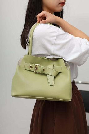 کیف دوشی سبز زنانه چرم مصنوعی LOVELYSTORE - کد 919813665