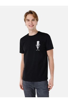 تیشرت مشکی مردانه رگولار Colin’s - کد 834154960