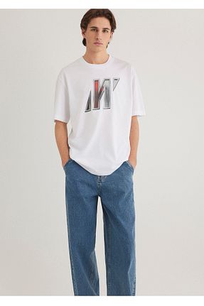 تیشرت سفید مردانه Relaxed Mavi - کد 919821998