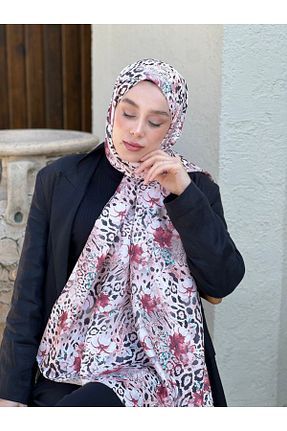 شال خاکی زنانه پنبه ای Modakaşmir - کد 919825211