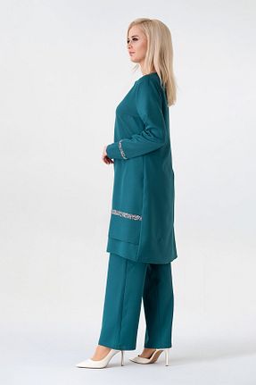 ست بالاتنه و پائین تنه حجاب سبز زنانه رگولار Fashion Showcase - کد 919886957