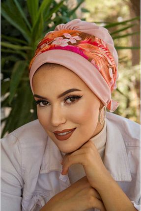 کلاه شنای حجاب صورتی زنانه Aişe Tesettür - کد 844520287