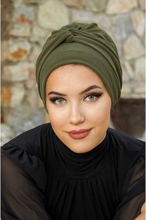 کلاه شنای حجاب خاکی زنانه Aişe Tesettür - کد 862229933
