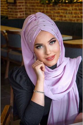 کلاه شنای حجاب بنفش زنانه Aişe Tesettür - کد 876751942