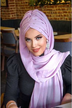 کلاه شنای حجاب بنفش زنانه Aişe Tesettür - کد 876751942