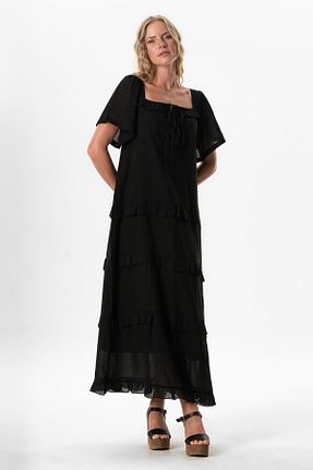 لباس مشکی زنانه بافتنی Eliş Şile Bezi - کد 919955483