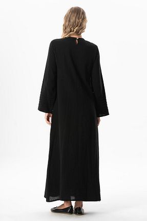 لباس حجاب مشکی زنانه رگولار Eliş Şile Bezi - کد 919957505