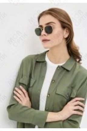 عینک آفتابی طلائی زنانه UV400 Ray-Ban - کد 782902604