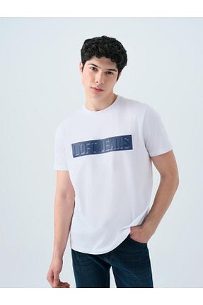 تیشرت سفید مردانه Loft - کد 919979980