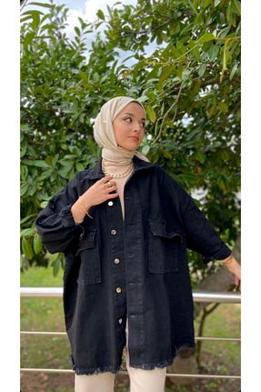 کت مشکی زنانه اورسایز Kesha - کد 897898797
