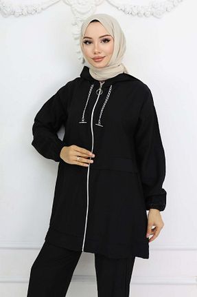 ست بالاتنه و پائین تنه حجاب مشکی رگولار benguen - کد 920013218