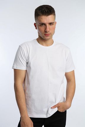تیشرت سفید مردانه رگولار Polo State - کد 820482424
