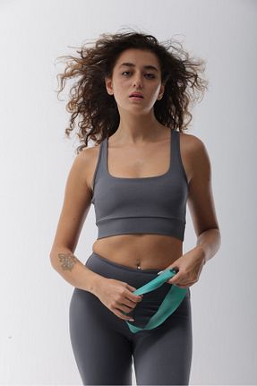ست بالاتنه و پائین تنه طوسی زنانه بافتنی PLAYSportswear - کد 921070792
