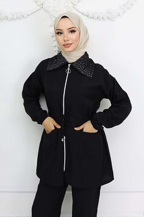 ست بالاتنه و پائین تنه حجاب مشکی رگولار benguen - کد 919985453