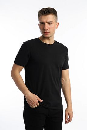 تیشرت مشکی مردانه رگولار Polo State - کد 820481909