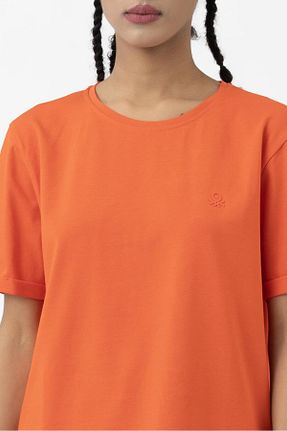 تیشرت قرمز زنانه رگولار United Colors of Benetton - کد 827801378