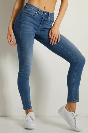 شلوار جین آبی زنانه رگولار Guess - کد 816202896