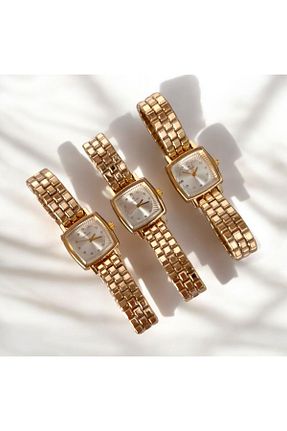 ساعت مچی طلائی زنانه استل (فولاد) naaksesuar - کد 920000775