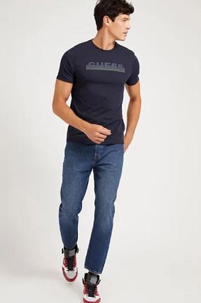 شلوار آبی مردانه پارچه Guess - کد 808129871