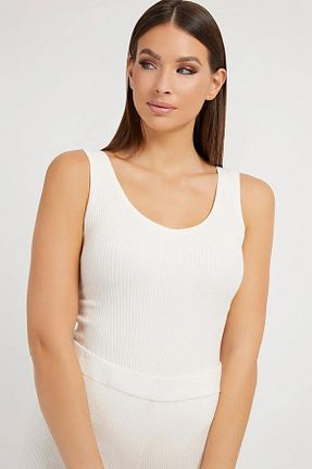 بلوز بژ زنانه ساده Guess - کد 801826046