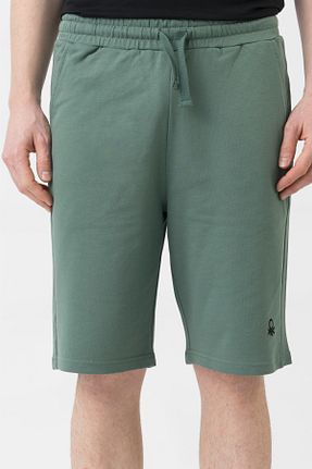 شلوارک و برمودا خاکی مردانه رگولار United Colors of Benetton - کد 848880283