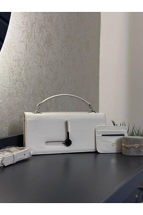 کیف دوشی بژ زنانه چرم مصنوعی Levidor - کد 920040033