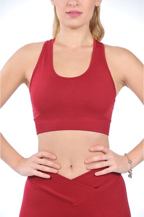 نیم تنه اسپرت زرشکی زنانه پلی آمید DNCN - کد 921083758
