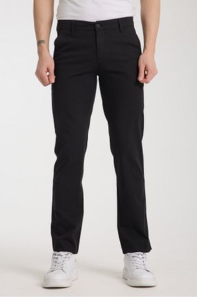 شلوار مشکی مردانه پنبه ای muzzo jeans - کد 920038914