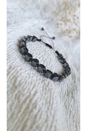 دستبند جواهر طوسی مردانه سنگ طبیعی Ata Aura - کد 920050729