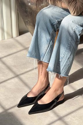 بابت مشکی زنانه پارچه ای NİŞANTAŞI SHOES - کد 917941061