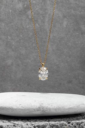 گردنبند الماس زرد IF Crystal Diamond Zirconia - کد 48666371