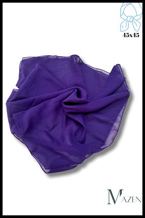 دستمال گردن بنفش زنانه MAZEN - کد 920064890