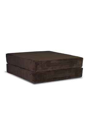 پوف و نیمکت قهوه ای 100 x 100 Dekoro - کد 920075337