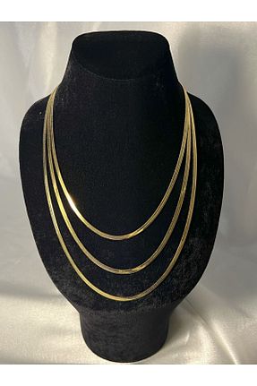 گردنبند استیل ( فولاد ) طلائی استیل (فولاد) CEY ACCESSORY - کد 920082168