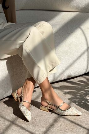 بابت رنگی زنانه پارچه ای NİŞANTAŞI SHOES - کد 917804300
