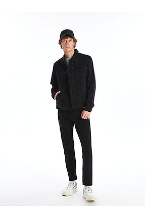 شلوار مشکی مردانه پنبه ای LC Waikiki - کد 856650349