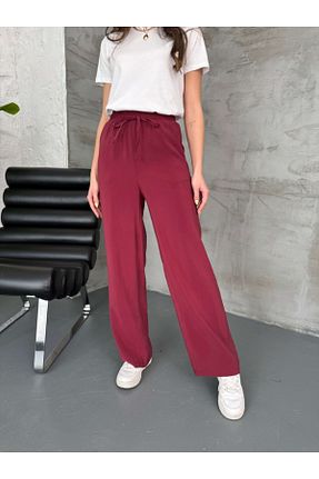 شلوار زرشکی زنانه بافتنی Elif Özbey Butik - کد 920425065