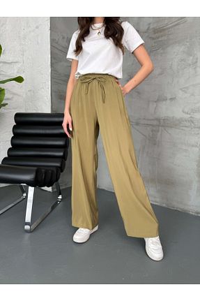 شلوار سبز زنانه بافتنی Elif Özbey Butik - کد 920114284