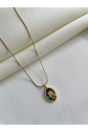 گردنبند استیل ( فولاد ) طلائی بچه گانه استیل (فولاد) Nilsu Jewellery Accessory - کد 886344440