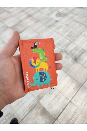 کیف پول نارنجی بچه گانه سایز متوسط JANJAN - کد 926634428