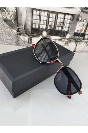عینک آفتابی مشکی زنانه پلاریزه Byc polo - کد 846975802