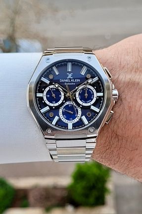 ساعت مچی متالیک مردانه 45 میلی متر Daniel Klein - کد 921293544