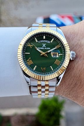 ساعت مچی طلائی مردانه 42 میلی متر Daniel Klein - کد 921293831