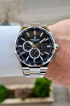 ساعت مچی متالیک مردانه 45 میلی متر Daniel Klein - کد 921293626