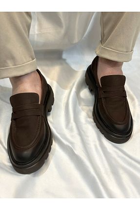 کفش کژوال قهوه ای مردانه چرم خالص Avni Ceylan - کد 920314148